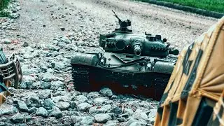 RC TANK BATTLE “Jungle Base Attack” Heng Long RC T-72