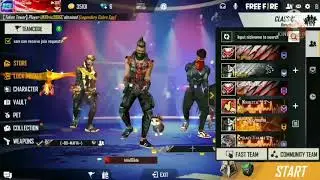 Freefire legendary outfit emote ....