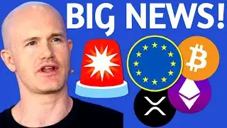 🚨BIG CRYPTO REGULATION NEWS! EU APPROVES MICA & COINBASE CEO IN DC!