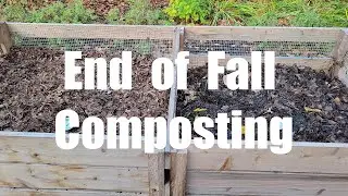 End of Fall Composting