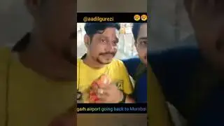 @AadilGurezi  at Chhattisgarh airport Emotional Moment￼😭💔￼Aankhen Meri Tere Intezaar mein Status