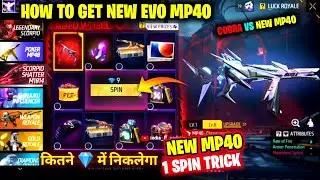 New Evo Mp40 Faded Wheel Event Free Fire | Chromasonic Mp40 | Trap Event | Evo Mp40 2.0 Spin Trick