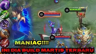 MANIAC‼️BUILD TERKUAT MARTIS TERBARU DAMANGENYA NGERI BANGET#martisgameplay