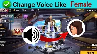 How to change voice like female in free fire max | New voice changer video