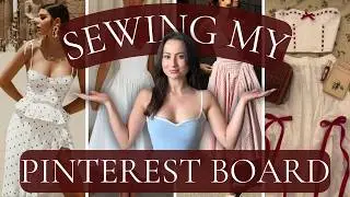 sewing my pinterest board into a dreamy spring wardrobe 🌸🪡