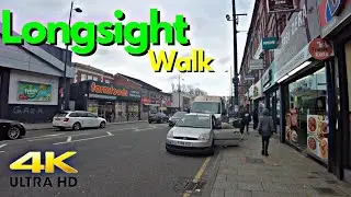 Longsight Walk |4k| Stockport Road Walk-Through 2024 | Getting Some "Today Restaurant"