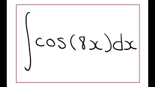 Integral of cos(8x)