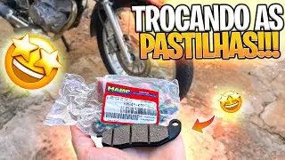 COMO TROCAR AS PASTILHAS DE FREIO DA CG 125 FAN 2008!
