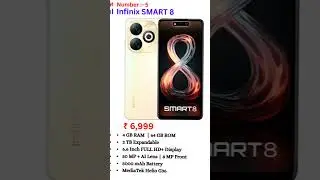 10 Best Storage Smartphones Under 7K | August | 2024 ||