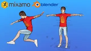 How to Use Mixamo Animations in Blender 4.2