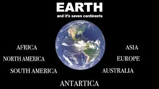 EARTH! and it's Seven Continents - Blender 3D Animation