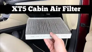 How To Change 2017 - 2021 Cadillac XT5 Cabin Air Filter - Replace AC Filter Replacement Location