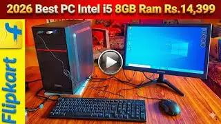 Computer Setup at Home Desktop Best 2024 Cheapest Entwino Zebronics Flipkart PC Review Office work