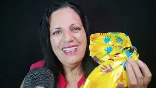 Asmr-embrulhando presentes sons plásticos + nomes inadiável 🤤🥱😴🥰