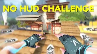 Valorant but I've got NO HUD or CROSSHAIR... (No HUD Challenge)