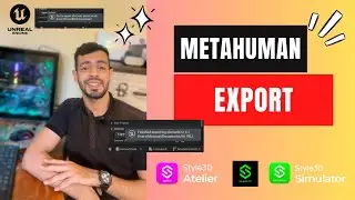 How to Export Methauman character into #style3d Atelier