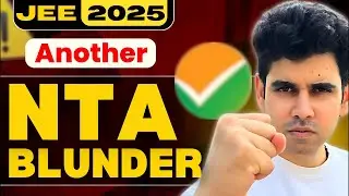NTA Blunder in JEE 2025 