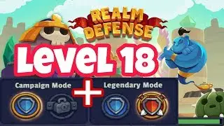 Realm Defense Level 18 Campaign And Legendary With Local Heroes