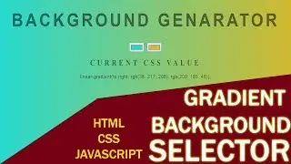 CSS gradient background | web design tutorial