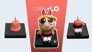 Cómo crear a Bombom de las chicas super poderosas || Sculpting Bombom in Clay || ccrealo