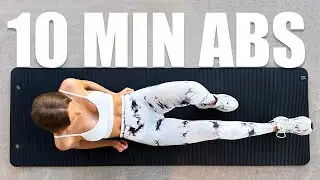 10 MIN ABS WORKOUT !Powerful Sound🤘/ No Equipment