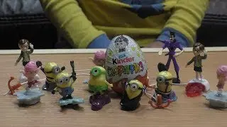 Kinder Surprise Toy Minions Bob Stuart Kail Edit Opening Chocolate Eggs Kids Movie