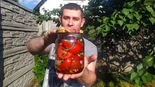 Ты не поверишь, что скрывается в этой банке! Spicy Pickled Tomatoes in 2 Hours