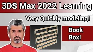 3DS Max 2022 Tutorial - Modeling a Book Box very Quickly!