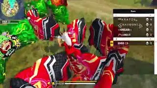 1 vs 4 Mobile Phone Play Grena Free Fire