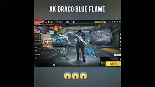 AK Draco Blue Flame 😱 || Strike Levelup || #short || Monsters FF
