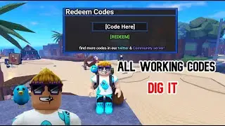 All Working Codes Dig It (Roblox)