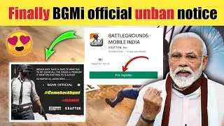 OMG😍 | Finally Bgmi unban 😲😍 | Bgmi unban date release | GamingMATEx | #bgmi #bgmiban