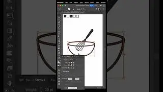 Cara membuat icon memasak di Adobe illustrator