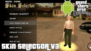 MOD SKIN SELECTOR V3 - GTA SAN ANDREAS ANDROID