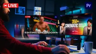 🔴 LIVE - Video Editing Tutorial: Why I Swear By Graphic Templates for My YouTube Videos #livestream