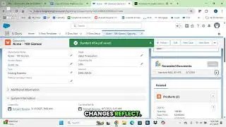 Avinash Boyana's S-Docs E-Signature Product Review & Demo (MSA for Signature inside Salesforce)