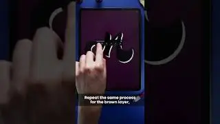 How to Make this 3D Embossed Effect in Procreate 
