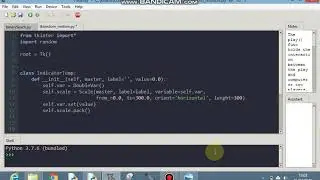 random motion with tkinter