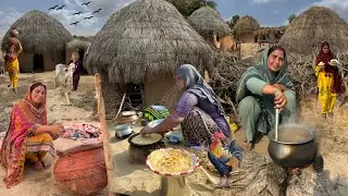 Pakistan Village Life in the Desert, Woman Makes Mango Pickle & Cooks Unique Traditional Recipe Nani