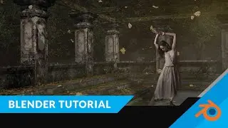 Creating an Ancient Building in the Forest | Blender | Photoshop | Tutorial