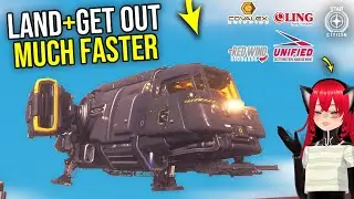 Rapid Exit Ship Landing Tricks From a Max Level Courier, Star Citizen