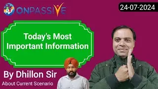 Most important Information By Dhillon Sir about Negativity, 360 & More #ONPASSIVE #ash #MSGOLA