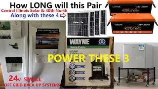 Off Grid Back-up /  Load Testing a $1600 System