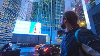 Last Moscow Vlog: Covering the screen. Electronics Mall. The Most Beautiful Shopping Center. Night