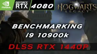 Hogwarts Legacy benchmark RTX 4080 DLSS Frame Generation + Ray Tracing