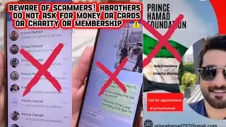 BEWARE OF SCAMMERS! #hbrothers DO NOT ASK FOR CHARITY OR MEMBERSHIPS OR GAME CARDS‼️🚨⚠️