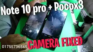 Note 10 pro max + Poco X3 front camera problem fixed