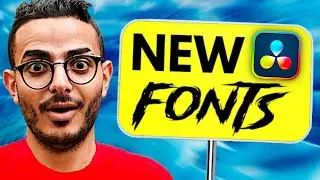 How To Install FONTS Into DaVinci Resolve!