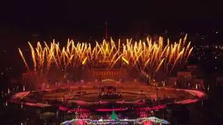 Открытие катка ВДНХ с высоты птичьего полёта