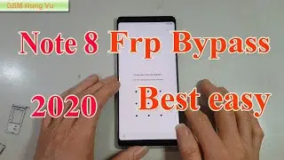 Samsung Note 8 SM-N950 Frp Bypass 9.0 Solution 2020 without Pc/APK.